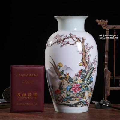 BÌNH CHIM TRĨ - TỨ QUÝ